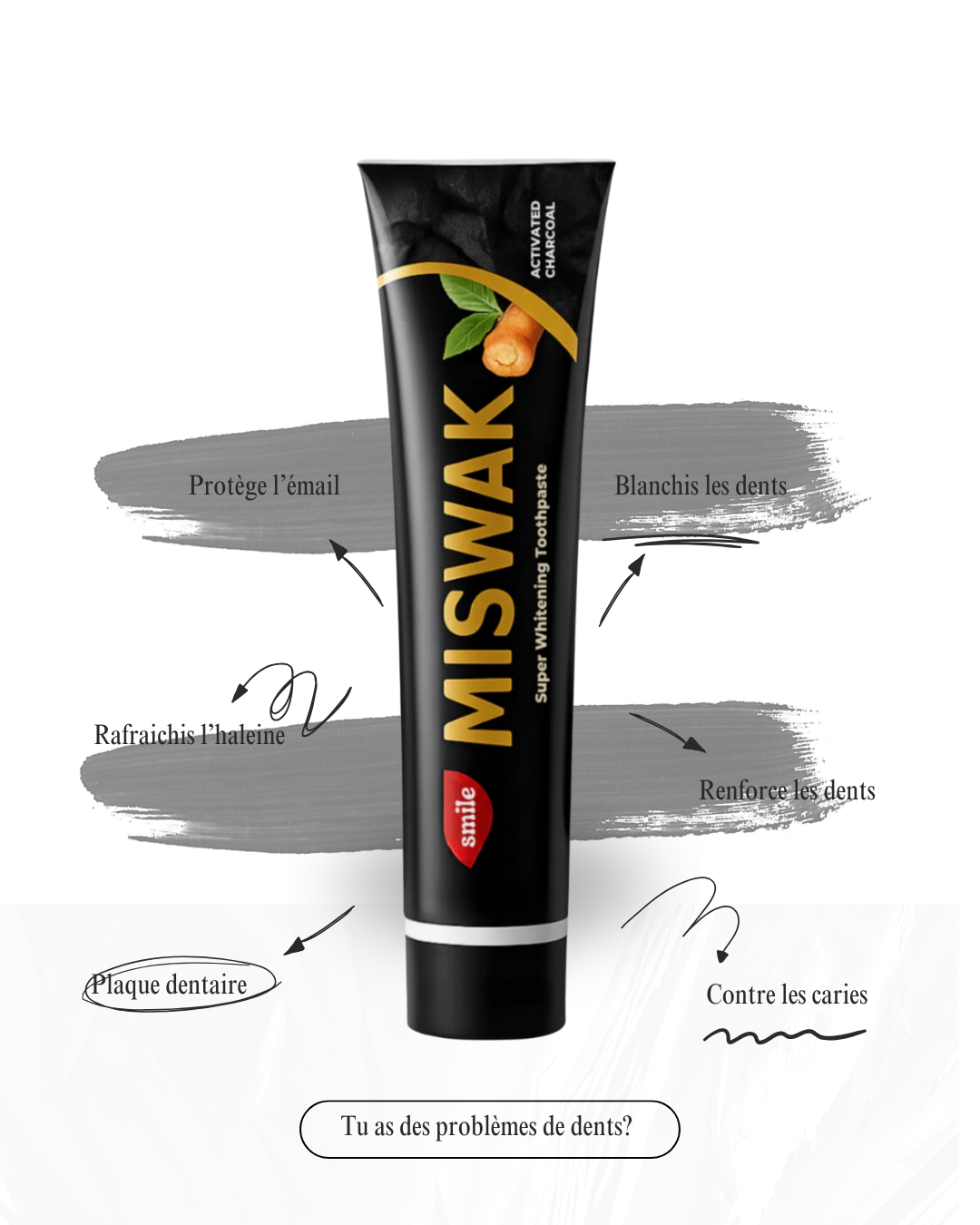 Miswak Charbon XXL 170g